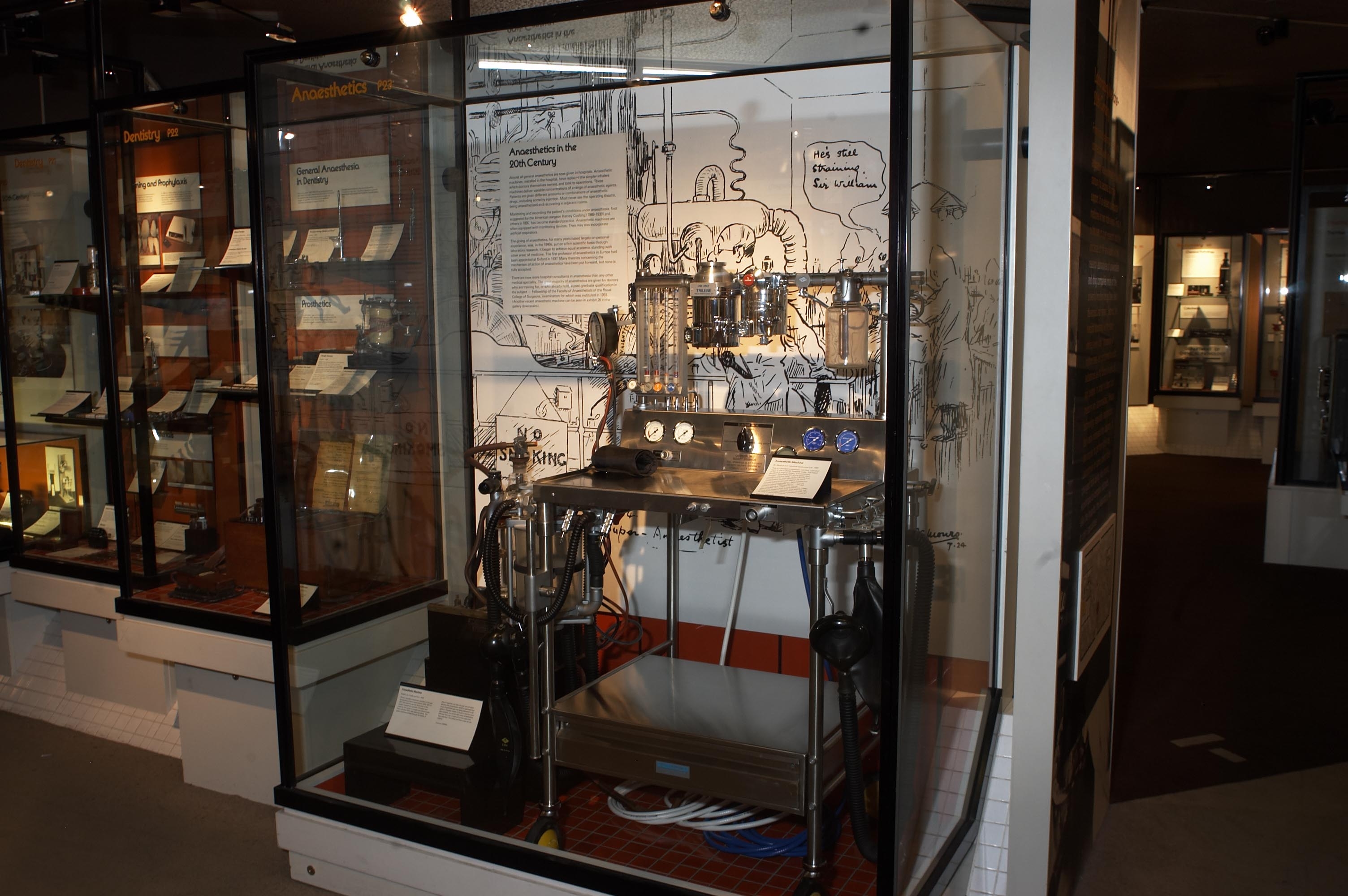 A Cavendish V in the Wellcome Institute exhibit in the Science Museum, London
